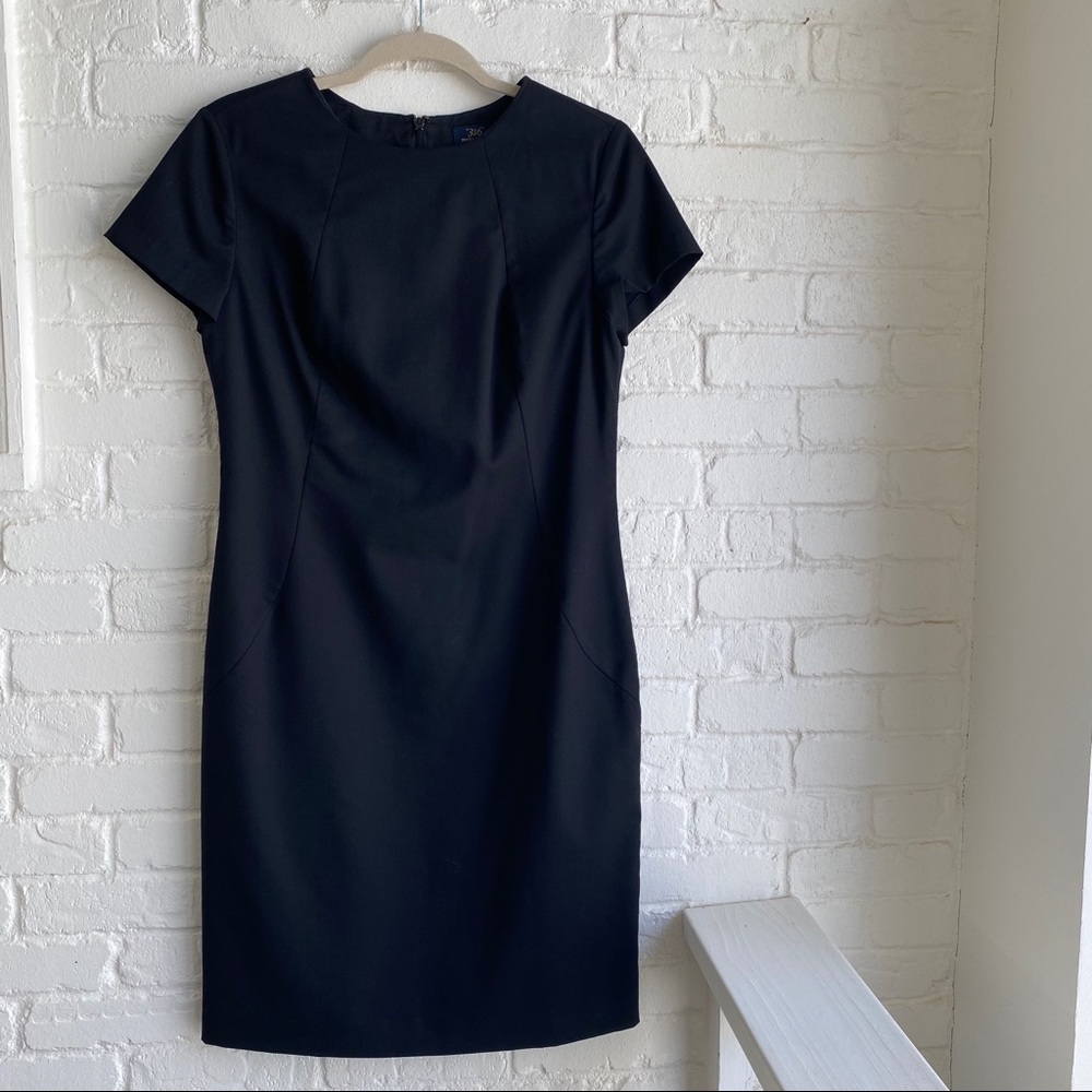 Brooks Brothers 346 Black Wool Dress Sz 6